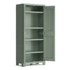 Outdoor Storage Cabinet with Shelves Planet Jade Grey Keter