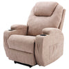 Electric Riser Heated Armchair Power Lift Chair Massage Cinema Recliner Beige