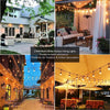 65ft HEAVY DUTY FESTOON E27 IP65 WATERPROOF LED OUTDOOR GARDEN STRING LIGHTS UK