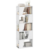 Bookcase 5-Tier Tall Bookshelf Shelving Unit Book Storage Rack for Living Room