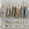 Heavy Duty Marble Coat Rack Freestanding Clothes Rail Hanger for Bedroom Hallway