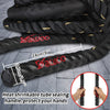 2025New 38mm Battle Ropes 15m, Heavy Duty w/Protective Cover, for Home/Gym