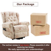 Dual Motor Lift Chair Recliner Armchair for Elderly with Heat & Massage Function
