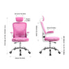 Mesh Office Chair Ergonomic 360° Swivel Lift Computer Desk Adjustable Height