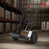 Heavy Duty Sack Truck Hand Industrial Trolley Two Wheel Tyre Barrow up to 200Kg