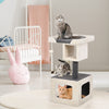 Cat Tree 80cm Small Cat Tower Indoor Kitten Activity Center Climbing Stand