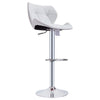 Set of 2 Bar Stools Kitchen Swivel Gas Lift Stools Dining Breakfast Pub Chair