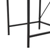 Retro Steel Frame Kitchen Storage Rack with 3 Shelves Floor Standing for Fridge
