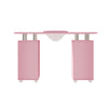 Manicure Nail Table Movable Nail Station Desk with Casters for Nails Art Beauty