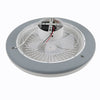 Round LED Ceiling Fan Light Dimmable Living Room Chandelier Lamp Remote Control