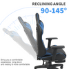 Gaming Chair Leather Racing Office Executive Recliner with Leg Rest Massage