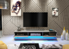 Modern I 180cm I TV Unit I Cabinet I TV Stand I Grey High Gloss Doors I Free LED