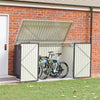 Metal Garden Shed Storage Sheds Outdoor Lockable Bicycle Shed Bike Tool Box Shed