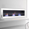 Insert/Wall Mounted Bio Ethanol Fireplace Biofire Fire Burner Glass Professional