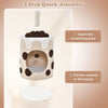 Bubble Tea Cat Tree Tower Cat Condo w/ Scratching Post Kitten Activity Center