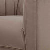 Dusk Madison Sand Velvet & Black Metal Armchair RRP £215