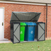 Metal Bike Shed Lockable Outdoor Storage Garden Shelter for Bike Tool Equipments