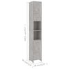 Tidyard Bathroom Cabinet, Bathroom Storage Shelf Organizer Cupboard, U5R5