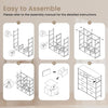 Chest Of Drawers Storage Unit 10 Drawers Metal Handles Bedroom Furniture