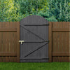 Decorative Wooden Garden Gate Pedestrian Fence Gate Porch Privacy Fence Panel