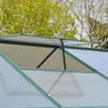 Aluminium Greenhouse Polycarbonate Garden Shed Grow House Green Frame 4 Sizes