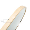 Gold Curved Arch Metal Frame Mirror Wall Vanity Hang Entryway Bathroom