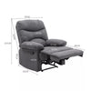 Luxury PU Leather Recliner Chair Sofa Lounge Chair Wingback Home Cinema Living