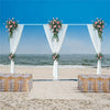 Wedding Arch Backdrop Stand Adjustable Flower Curtain Drape Support DIY