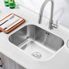 Undermount Stainless Steel Kitchen Sink Single Bowl580x460x225mm Small Sinks