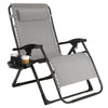 Super Width 57cm Heavy Duty Zero Gravity Folding Lounge Beach Chairs