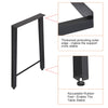 2pcs 28 inch Industrial Steel Table Legs Stand Feet for Cafe Table/Bench/Desk