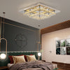 Square Ceiling Lights Pendant Chandelier Bedroom LED Crystal Lights Fitting Lamp