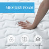 Gude Night*4ft6 Double Spring Mattress Memory Foam Mattress Sprung-17cm Depth