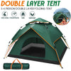 Full Automatic Instant Pop Up Camping Tent Family Outdoor Hiking Shelter 3-4 Man