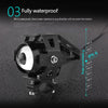 2pcs 12W Motorcycle Motorbike Headlight LED Fog Spot Lights Bulb Angle Eye Lamp