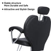 Rolling Swivel Salon Stool Chair with Back Support Adjustable Hydraulic Office