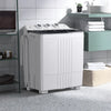 Twin Tub Washing Machine Compact Laundry Washer 4.5KG Washer+1.5KG Dryer