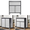 Lockable Mobile Office Storage Metal Filing Cabinet File Organisation wit 2 Keys