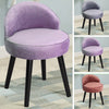Bedroom Padded Seat Vanity Chair Makeup Stool Dressing Table Velvet Pouffe Chair