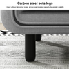 Folding Single Fabric Sofa Bed Chair Sleep Lounge Sleeper Leisure Guest 190cm