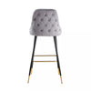 VELVET BAR STOOLS BUTTON BACK BAR STOOLS BREAKFAST BAR STOOL SET OF 2 OR 1CHAIR