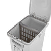 42/48 Litre Double Recycling Pedal Bin 2 Compartment Kitchen Rubbish/Waste Home