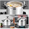 11L Aluminium Pressure Cooker Quick with Lid Latch Indicator Explosion-Proof