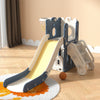 Kids Climber Crawl Slide Set Activity Center wit Basketball Hoop & Football Goal
