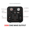 Portable Power Station 180W Solar Electronic Generator Camping Outdoor Travel