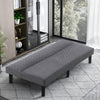 Folding 3 Seater Sofa Bed Click-Clack Recliner Fabric Couch Sleeper Living Room