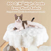 Modern Wooden Cat Towe 149 cm Tall Solid Wood Cat Tree-White