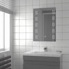 Illuminated LED Bathroom Mirror Cabinet With Demister Sensor Shaver Socket