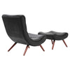 Huge Egg Chair Banana Sofa Armchair with Stool for Bedroom Living Room Fireside