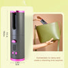 Auto Rotating Cordless Hair Curler Portable Adjustable Temp Time Fast Heat Curli